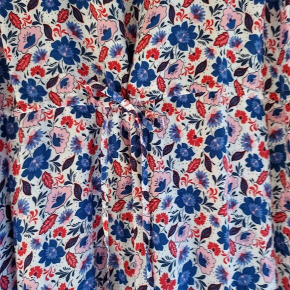 Talbots sleeveless Summer Maxi dress size 12P Rayon-Soft Comfy Swingy Material - Picture 6 of 7